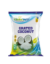 Grated coconut