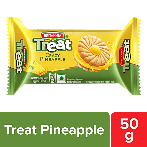 Britannia Pineapple Cream Biscuits